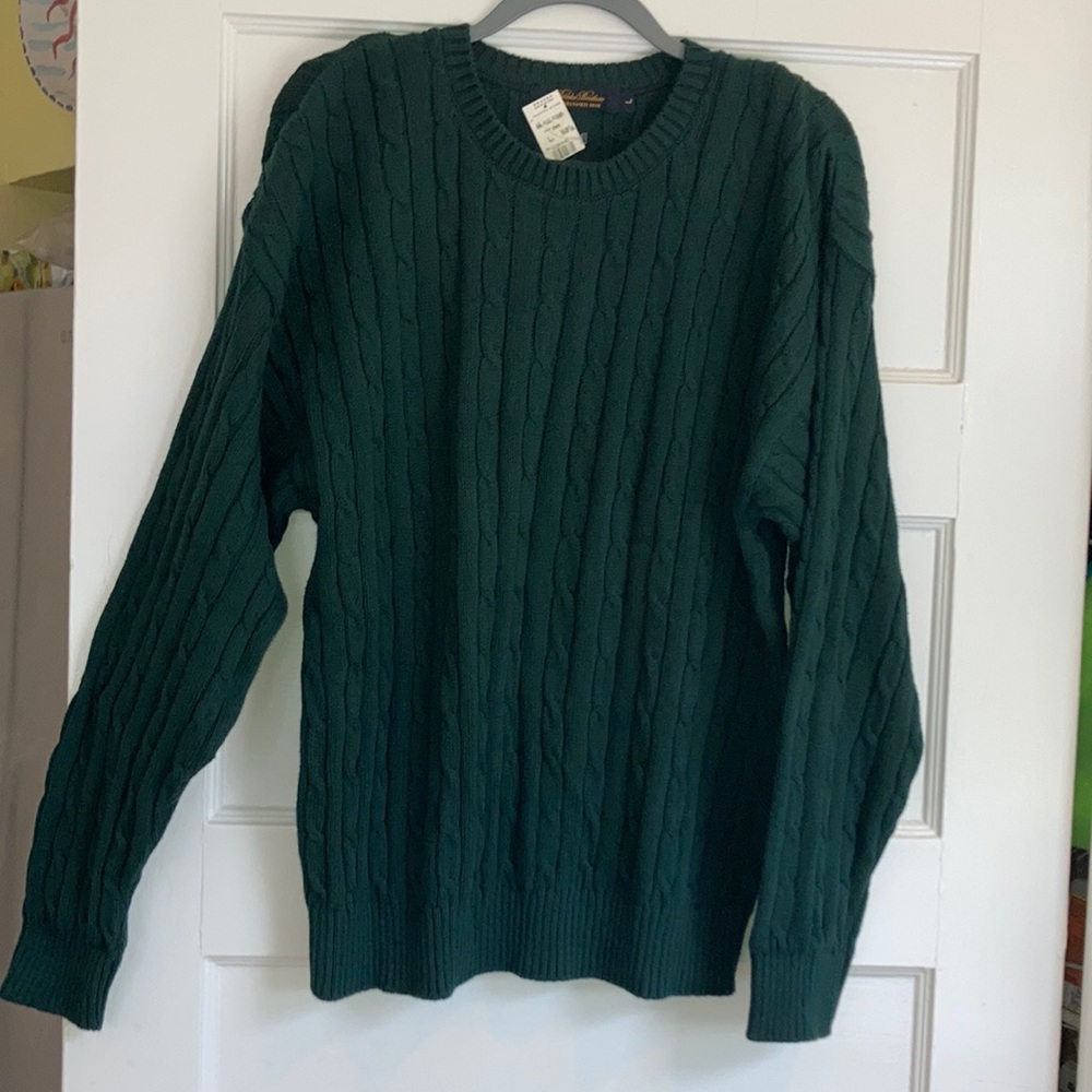 Men’s Brooks Brothers hunt green sweater